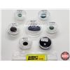 Image 1 : Gems/Stones (7) : Ruby; Sapphire; Emerald (2); Laspis; Turquoise; Zirconia (Consignor Tags on Cases)