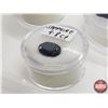 Image 4 : Gems/Stones (7) : Ruby; Sapphire; Emerald (2); Laspis; Turquoise; Zirconia (Consignor Tags on Cases)