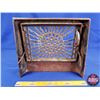 Image 4 : Cast Iron Floor/Wall Grate (11"H x 12-1/2"W x 2-1/2"D) (SEE PICS!)