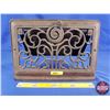 Image 5 : Cast Iron Floor/Wall Grate (10"H x 14"W x 2-1/2"D) (SEE PICS!)