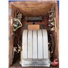 Image 7 : Northern Electric Wood Box Telephone (20-1/2"H x 9-1/4"W x 10"D) (SEE PICS!)