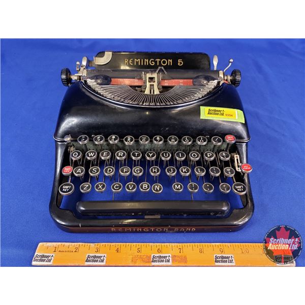 REMINGTON 5 Typewriter "Remington Rand Limited" (Needs some TLC) (SEE PICS!)