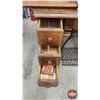 Image 6 : Singer Treadle Sewing Machine Cabinet Retro Fitted with Electric Sewing Machine (Machine Working) (C