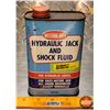 Image 1 : OIL TIN : Western Auto Hydraulic Jack and Shock Fluid (6"H x 1-3/4"Dia) (SEE PICS!)