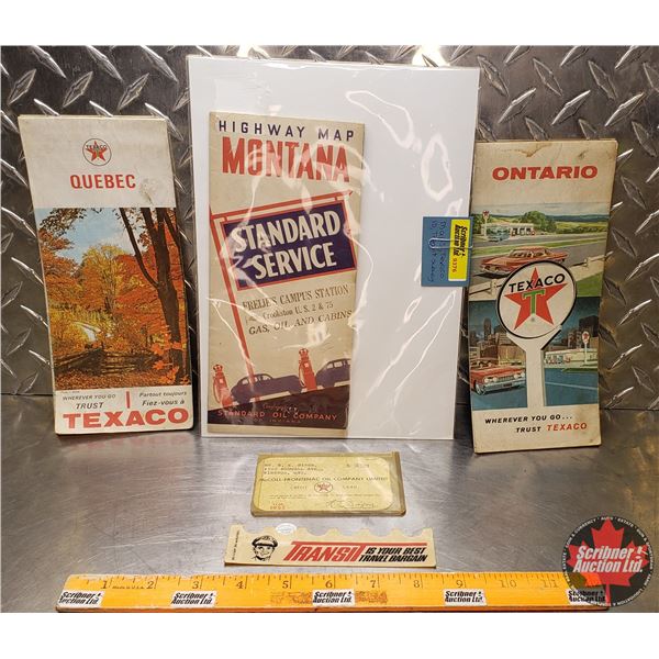 Collector Combo : Texaco (Ontario) Map; Texaco (Quebec) Map & Standard Oil Company (Montana) Map, 19
