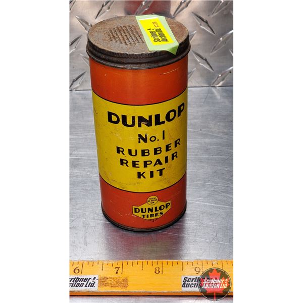 DUNLOP No.1 Rubber Repair Kit (Cardboard) (5-1/4"H x 2-1/2"Dia) (SEE PICS!)
