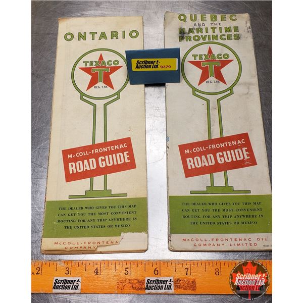 Texaco Canadian MAPS (2): Ontario & Quebec (SEE PICS!)