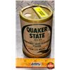Image 1 : Cardboard Tin : Quaker State Avon Heavy Duty Powdered Hand Cleanser (Partially Full) (4-1/3"H x 3"Di