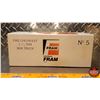 Image 10 : Truck Bank: "FRAM" 1942 Chevrolet 1-1/2 Ton  Die Cast Model Limited Edition (Box Measures : 4-1/4"H 