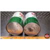 Image 6 : OIL TINS (2): Castrol Motor Oil (Full) (6-1/2"H x 4"Dia) (SEE PICS!)