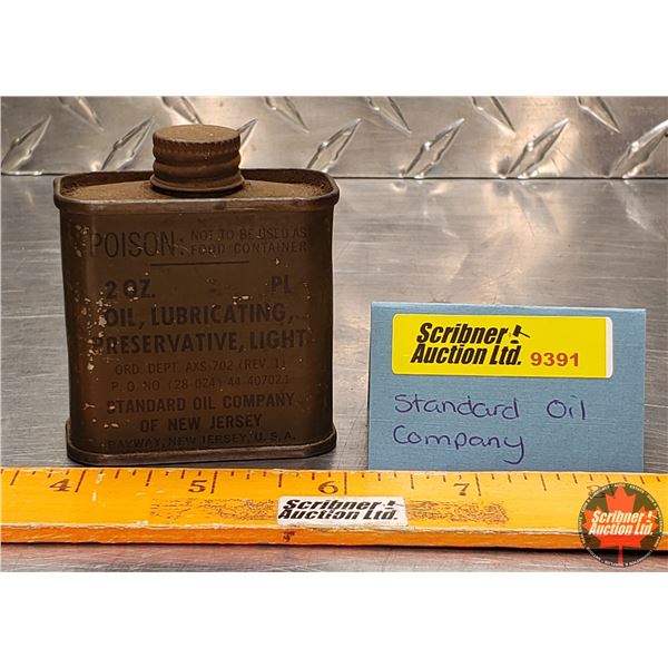 OIL TIN : Standard Oil Company (2-1/2"H x 2"W x 1"D) (SEE PICS!)