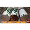 Image 6 : OIL TIN TRIO : Quaker State Motor Oil (All Full) (6-1/2"H x 4"Dia) (SEE PICS!)