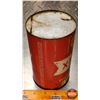 Image 7 : OIL TIN : Shell X-100 Motor Oil (6-1/2"H x 4"Dia) (SEE PICS!)