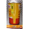 Image 3 : OIL TIN : Shell Quick-Mix Outboard Motor Oil (6-1/2"H x 4"Dia) (SEE PICS!)