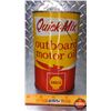 Image 4 : OIL TIN : Shell Quick-Mix Outboard Motor Oil (6-1/2"H x 4"Dia) (SEE PICS!)