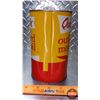 Image 5 : OIL TIN : Shell Quick-Mix Outboard Motor Oil (6-1/2"H x 4"Dia) (SEE PICS!)