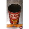 Image 7 : OIL TIN : Shell X-100 Motor Oil (6-1/2"H x 4"Dia) (SEE PICS!)