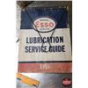 Image 2 : ESSO Collector Combo : 1955 Lubrication Service Guide, Cardboard Display Sign & 1930's Motor Vehicle