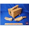 Image 1 : Shoeshine Kit with Contents & 2 Stretchers (Note: One Stretcher marked "Made in Germany") (SEE PICS!