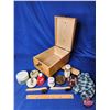 Image 9 : Shoeshine Kit with Contents & 2 Stretchers (Note: One Stretcher marked "Made in Germany") (SEE PICS!