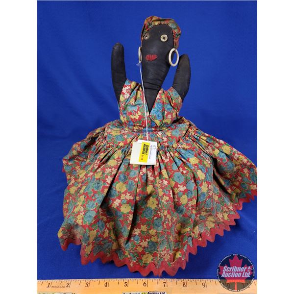 Vintage Doll Toaster Cover (Floral Dress) (SEE PICS!)