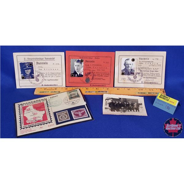 Historical German War Time Ephemera (5pcs) (SEE PICS!)