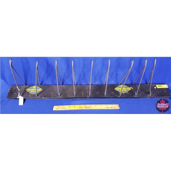 Goodyear Belt Hanger (Wooden) (3"H x 32"W x 8"D) (SEE PICS!)