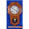 Image 1 : 31 Day Wooden Wall Clock (20"H x 11-1/2"W x 4-1/2"D) (SEE PICS!)