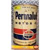 Image 2 : OIL TIN : Standard Oil Company Permalube Motor Oil (9-1/2"H x 6-3/4"Dia) (SEE PICS!)