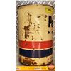 Image 5 : OIL TIN : Standard Oil Company Permalube Motor Oil (9-1/2"H x 6-3/4"Dia) (SEE PICS!)