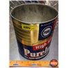 Image 1 : OIL TIN : PURE High HP Purelube (7-3/4"H x 6-1/2"Dia) (SEE PICS!)