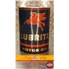 Image 5 : OIL TIN : Mobil Lubrite Motor Oil (6"H x 4"Dia) (SEE PICS!)