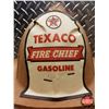 Image 5 : Rare Vintage Texaco Childs Promo Fire Chief Cardboard Hat (6"H x 8"W x 14"D) (SEE PICS!)