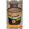 Image 1 : OIL TIN : Texaco No. 1 Cup Grease (6-1/2"H x 6-1/4"Dia) (SEE PICS!)