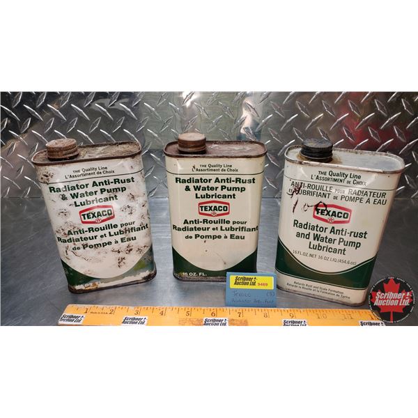 Texaco Trio : Radiator Anti-Rust & Water Pump Lubricant (1 Full) (6-1/2"H x 4"W x 1-3/4"D) (SEE PICS