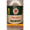 Image 2 : OIL TIN : Texaco MARFAK (6-1/2"H x 6"Dia) (SEE PICS!)