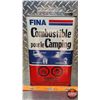 Image 1 : OIL TIN : FINA Camping Fuel (12-1/2"H x 7-1/2"W x 3-1/2"D)