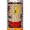 Image 3 : OIL TIN : Mobiloil (Full) (6-1/2"H x 4"Dia) (SEE PICS!)