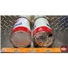 Image 5 : OIL TINS (2) : Mobiloil (6-1/2"H x 4"Dia) (SEE PICS!)