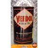Image 2 : OIL TIN : Veedol Motor Oil (Black/Orange) (6-3/4"H x 4"Dia) (SEE PICS!)