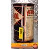 Image 3 : OIL TIN : Veedol Motor Oil (Black/Orange) (6-3/4"H x 4"Dia) (SEE PICS!)
