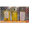 Image 4 : PRETROLIANA TIN TRIO : Liquid Wrench, Stag Gun Oil & Gunk Super Oil (Largest Measures : 5-1/2"H x 2-