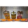 Image 7 : PRETROLIANA TIN TRIO : Liquid Wrench, Stag Gun Oil & Gunk Super Oil (Largest Measures : 5-1/2"H x 2-
