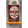 Image 4 : OIL TIN : Kendall "The 2000 Mile Oil" (5-1/2"H x 4"Dia) (SEE PICS!)