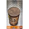Image 6 : OIL TIN : Red Indian Motor Oil (6-3/4"H x 4"Dia) (SEE PICS!)