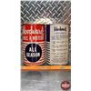 Image 4 : Woodward's Oil Tins (2) : All Season & Super Duty ( 6-3/4"H x 4"Dia) (SEE PICS!)