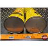 Image 6 : OIL TINS (2) : Shaler New Improved Rislone Engine Treatment (6-1/2"H x 4"Dia) (SEE PICS!)