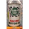Image 2 : OIL TIN : Quaker State Racing Motor Oil (6-3/4"H x 4"Dia) (SEE PICS!)