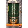 Image 2 : OIL TIN : Cities Service Trojan Motor Oil (Green) (6-3/4"H x 4"Dia) (SEE PICS!)