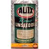 Image 4 : OIL TIN : ALOX Raw Linseed Oil ( 6-3/4"H x 4"Dia) (SEE PICS!)